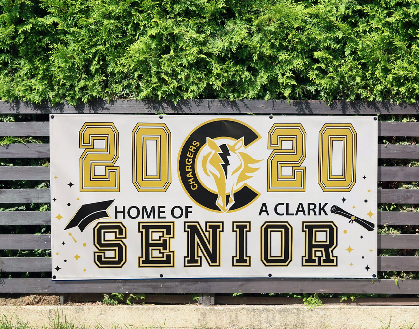 Clark High School Graduation Banner Reliable Banner