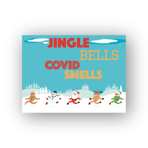 Jingle Bells Covid Smells Yard Sign