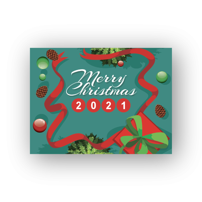 Marry Christmas with Year Yard Sign